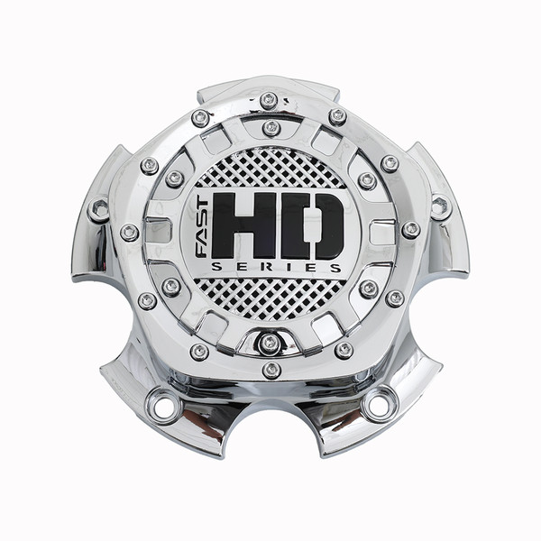 Chrome Cap with Chrome Hardware and Gloss Black Fast HD Series Logo