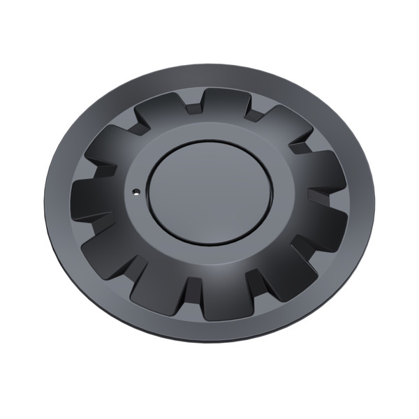 Satin Black Cap (2 piece)