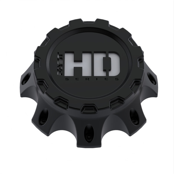 Satin Black Cap With Satin Black Hardware And Silver Fast HD Series Logo