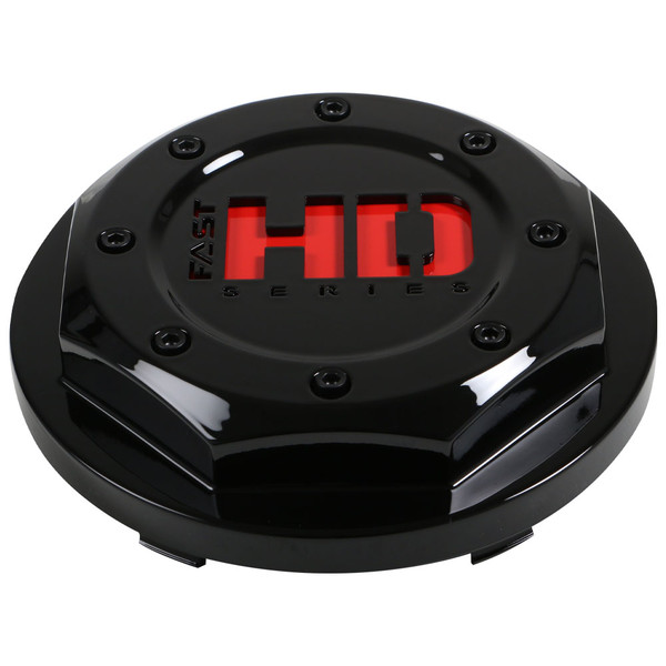 Black Pop Top with Red (Fast HD) Logo - Flat