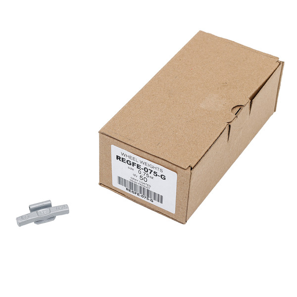 Clip On Weight Grey - REG Fe 50pcs x 0.75 oz / 20 g