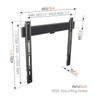 Vogel's TVM 5405 Fixed TV Wall Mount - 32-77"
