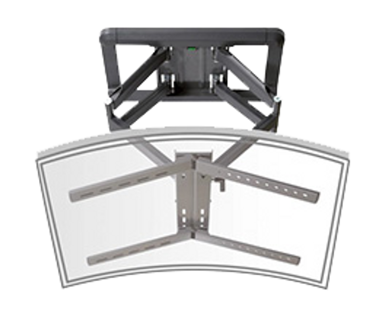Curved TV Bracket