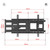 IB1015B Swivel & tilt. TVs up to 80". Max VESA 600 x 400