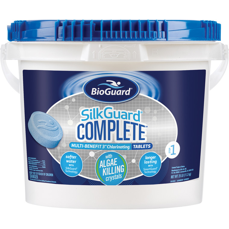 BioGuard® SilkGuard Complete®  3" Chlorine Tablets - 25 lb