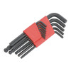 Ball End Hex Key Set, 13 pcs.