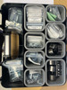 Rubber cups to stay organized