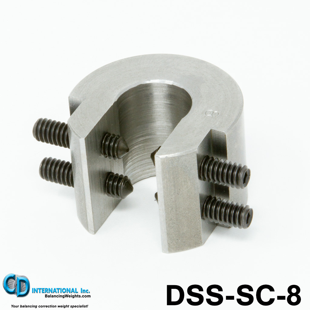 8 ounce (224 gram) Double Sided Balancing C-Clamp weights, 3/4