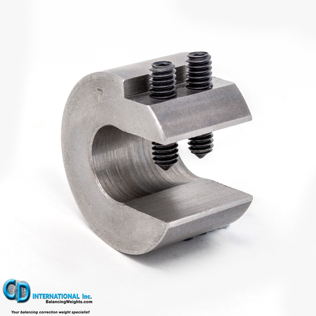 7.0 ounce (196 g) Steel Balancing C-Clamp weights, 3/4" Throat - SC-7