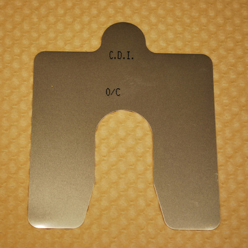 .050" thick, Stainless Steel Alignment Shim Pack