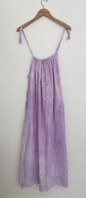 GAUZE DRESS LAVENDER_SPARKLES SMALL