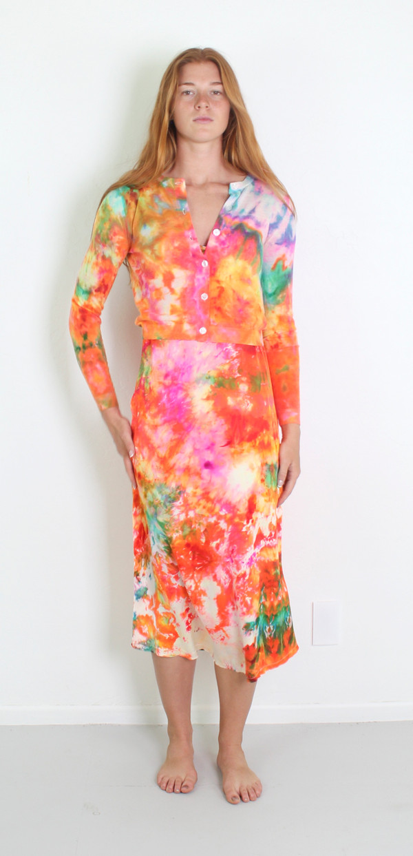 100% SILK FANNY DRESS DIVA