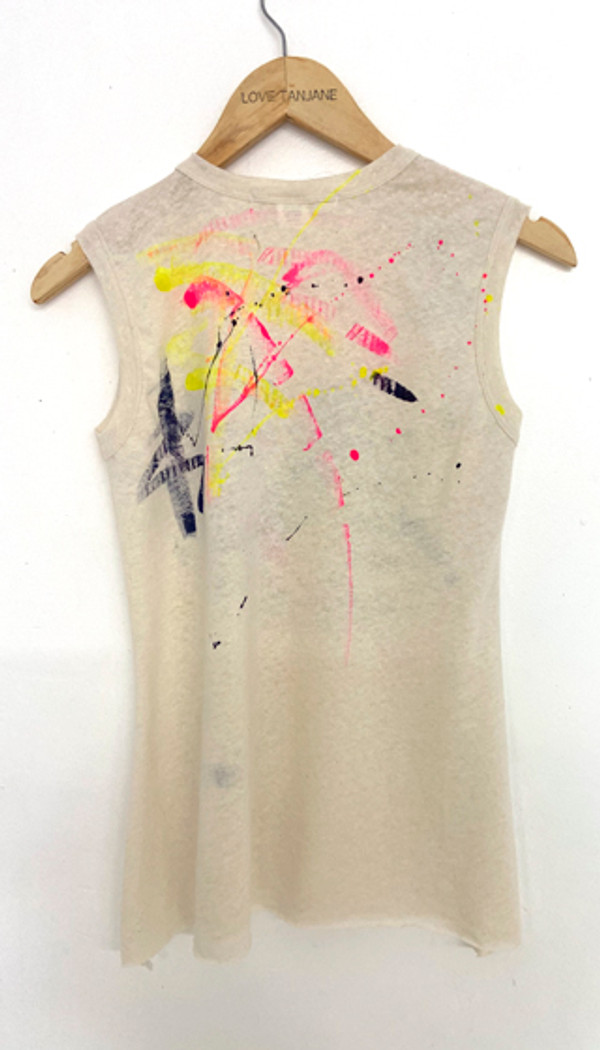 ORGANIC HEMP & COTTON MUSCLE TANK ARTIST TOWHEE