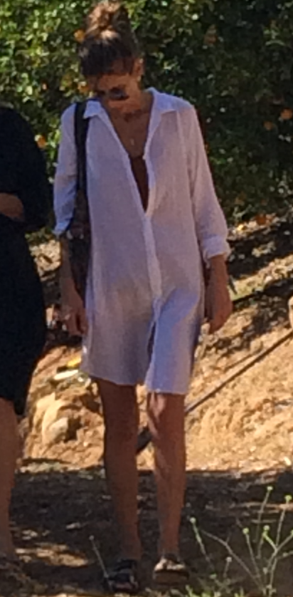 GAUZE BUTTON SHIRT DRESS WHITE