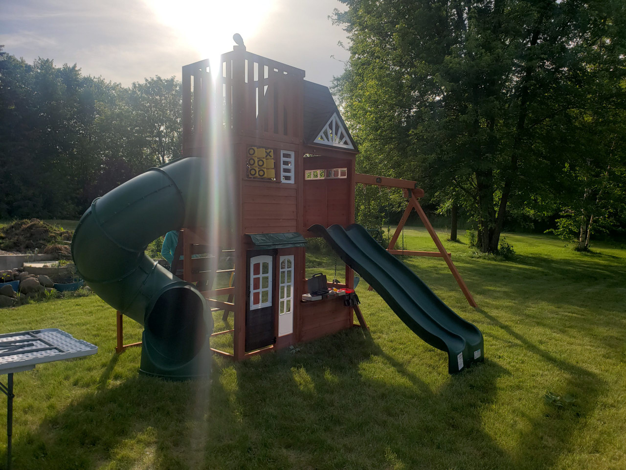 Kidkraft cedar deals summit playset