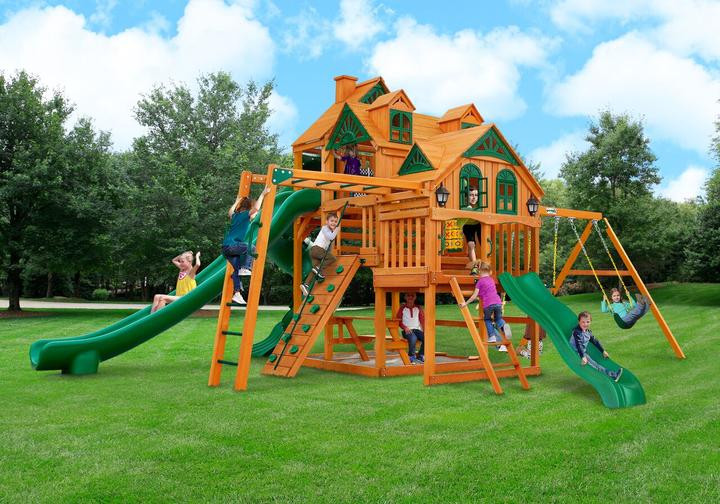 Gorilla Playsets Empire Wooden Swing Set Assembly Service