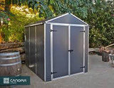 Rubicon Plastic Garden Storage Shed Installation