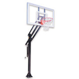 Attack In-ground Adjustable Basketball Goal Installation