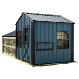 Country Vibe Coop with Run Installation