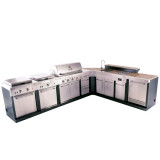 Medallion Series Modular Outdoor Kitchen Set Assembly