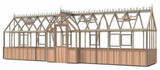 Durham Victorian Half Board Cedar Greenhouse Assembly