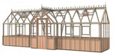 Durham Victorian Half Board Cedar Greenhouse Assembly
