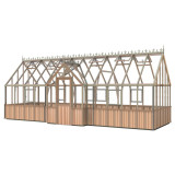 Cambridge Porch Victorian Greenhouse Assembly