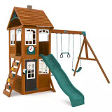 Kennedy Springs Wooden Swing Set Installation