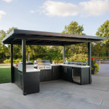 Fusion Flame Outdoor Kitchen Installation