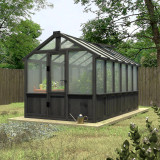 Wooden Polycarbonate Greenhouse Assembly