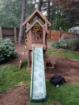 Arbor Crest Wooden Playset Installation