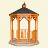 Wood Gazebo-in-a-Box Installation