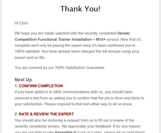 Leave service feedback