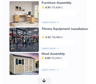 Select a HandyBuddy service