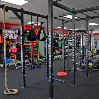 Professional treadmill and gym equipment assembly