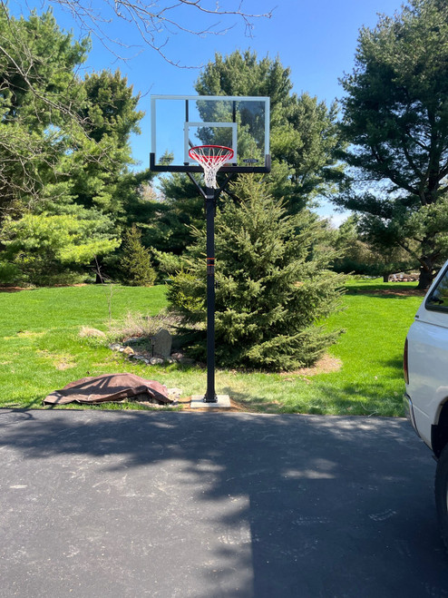 Lifetime Adjustable In-ground Basketball Hoop installed by a HandyBuddy expert in Dexter, MI · Apr 2026