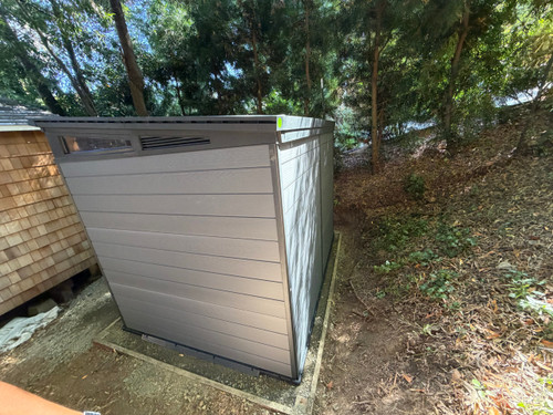Keter Cortina Storage Shed assembled by a HandyBuddy expert in Kentfield, CA · Sep 2026