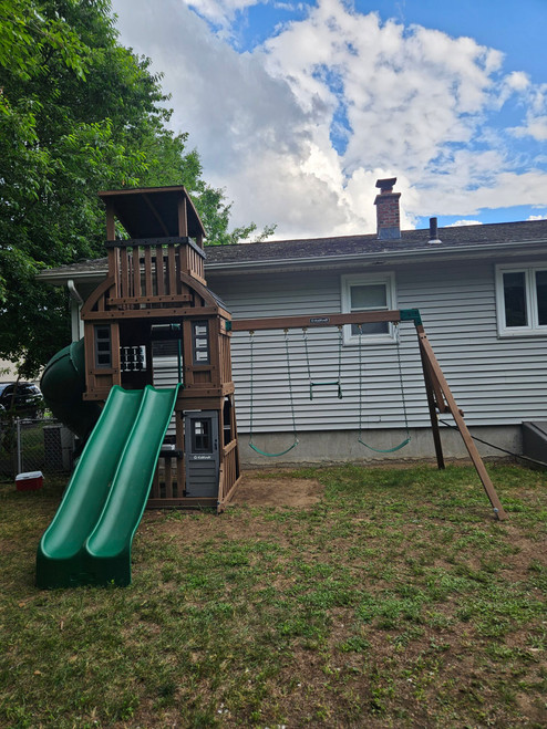Kidkraft Summit View Swing Set installed by a HandyBuddy expert in Chicopee, MA · Jun 2026