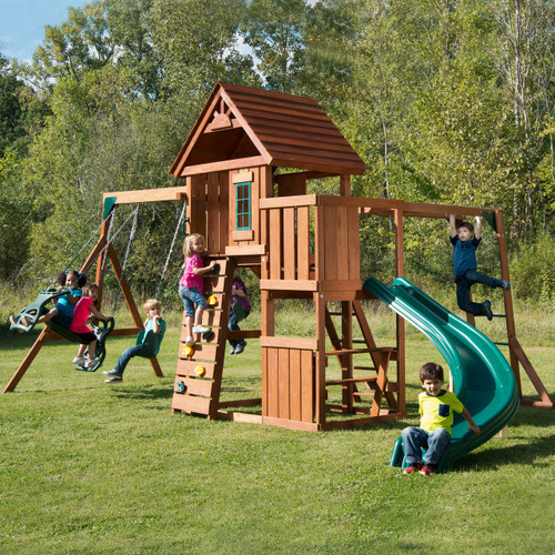 Swing-n-Slide Cedar Brook Wooden Swing Set