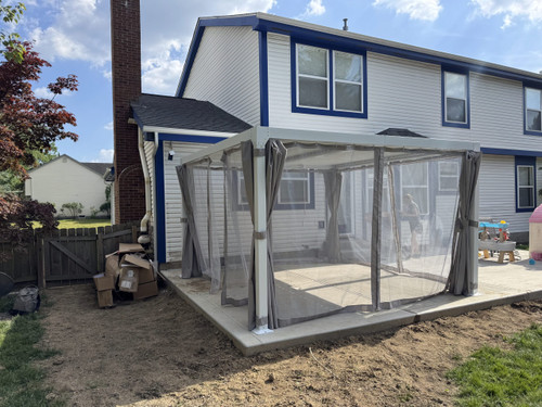Erommy Outdoor Louvered Pergola With Adjustable Aluminum Roof installed by a HandyBuddy expert in Westerville, OH · Jun 2025