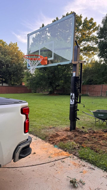 NBA 72in In-Ground Adjustable Basketball Hoop installed by a HandyBuddy expert in Colleyville, TX · May 2024