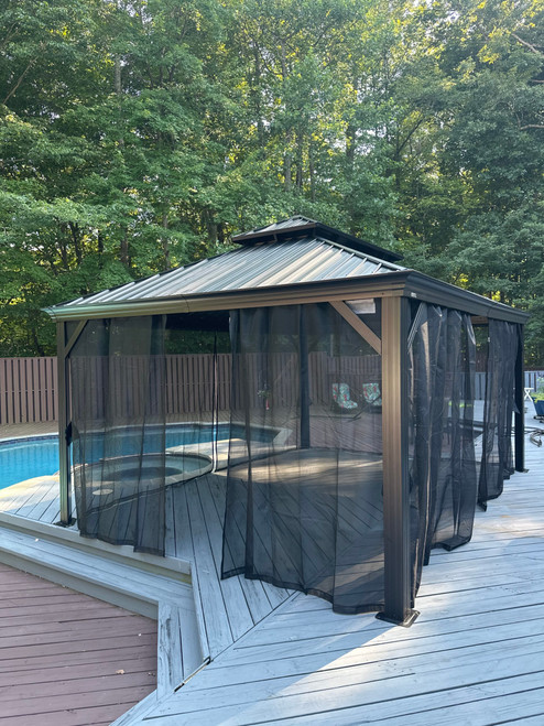 Sojag Messina Gazebo with Galvanized Roof installed by a HandyBuddy expert in Fairfax Station, VA · Jul 2026