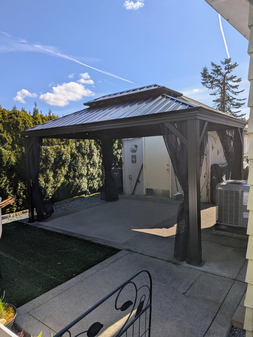 Sojag Messina Gazebo with Galvanized Roof installed by a HandyBuddy expert in Auburn, WA · Mar 2026