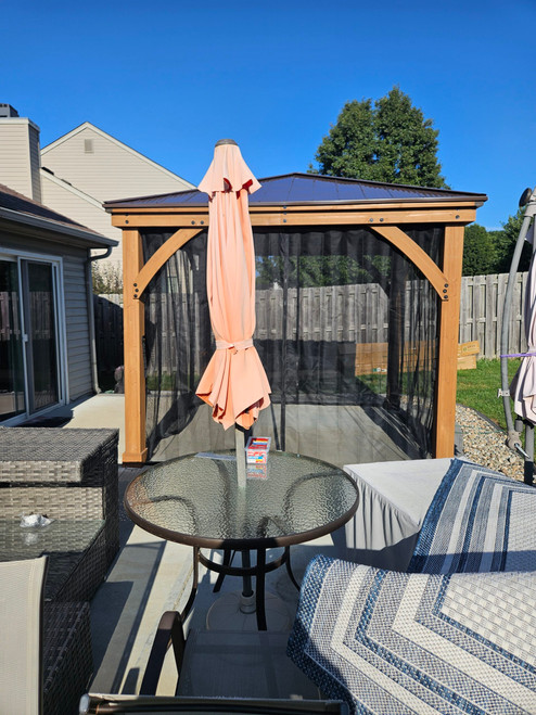 Yardistry Gazebo with Aluminum Roof assembled by a HandyBuddy expert in Fishers, IN · Sep 2026