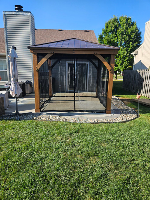 Yardistry Gazebo with Aluminum Roof assembled by a HandyBuddy expert in Fishers, IN · Sep 2026