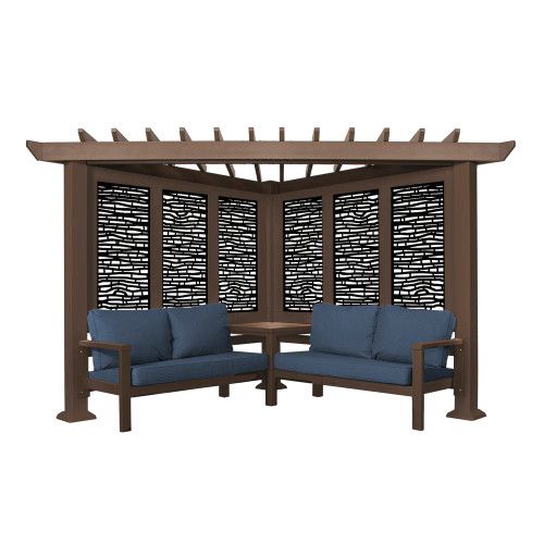Backyard Discovery Hillsdale Steel Corner Pergola