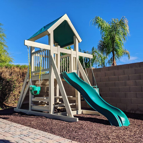RuffHouse Play Systems The Fort Backyard Swing Set