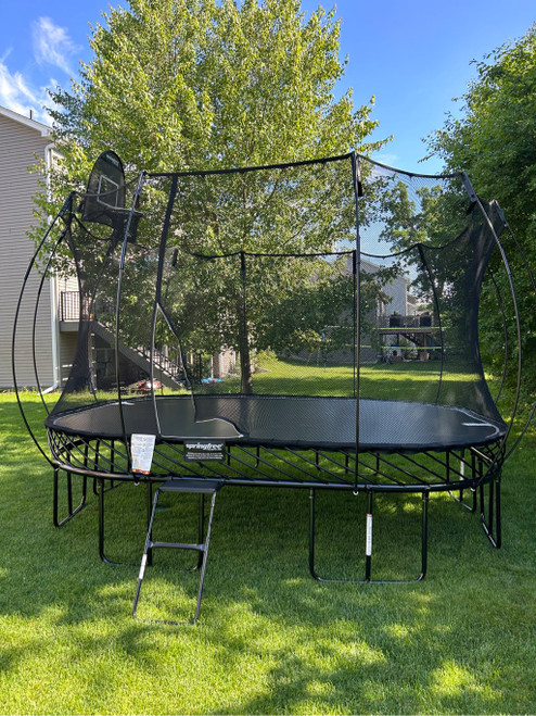 Springfree Jumbo Square Trampoline assembled by a HandyBuddy expert in Minneapolis, MN · Jun 2026