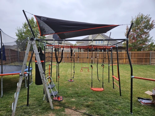 Vuly Large Ninja Quest 2.1Pro Monkey Bars assembled by a HandyBuddy expert in Grand Prairie, TX · Nov 2024