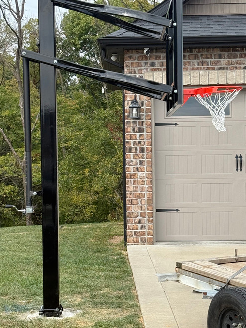 First Team PowerHouse™ In-ground Basketball Goal installed by a HandyBuddy expert in Troy, IL · Sep 2025